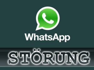 WhatsApp Störung